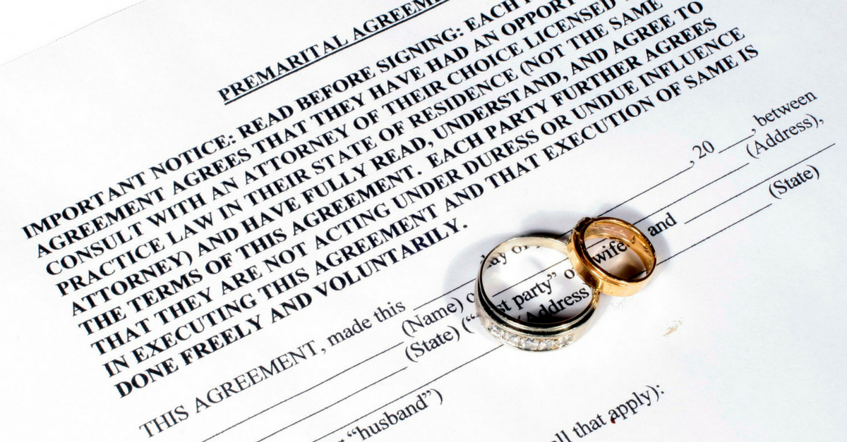 What Will Happen to Your Assets Without a Prenuptial Agreement?